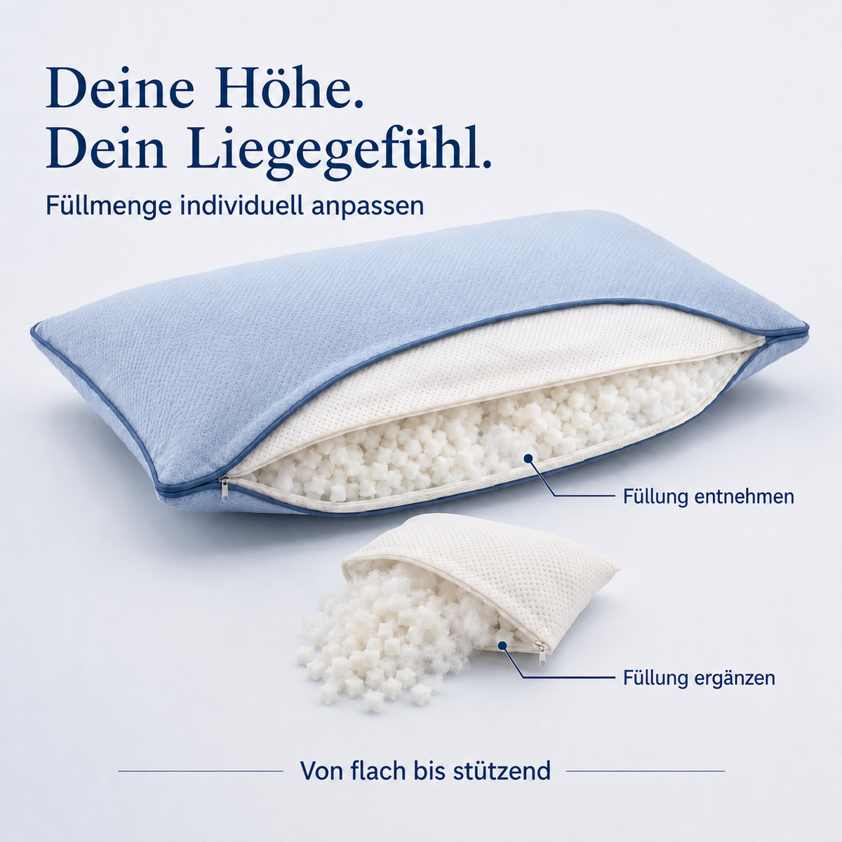 Somnia AirFill 40×80 – Anpassbares Kühlkissen