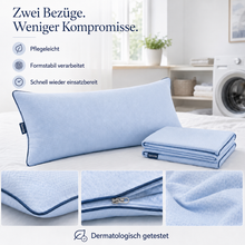 Somnia CoolLock 2er-Set – Kühlende Kissenbezüge 40×80